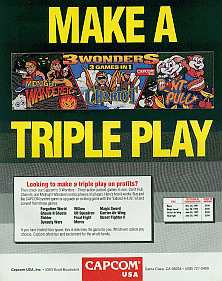 Three Wonders (US 910520) Game Cover